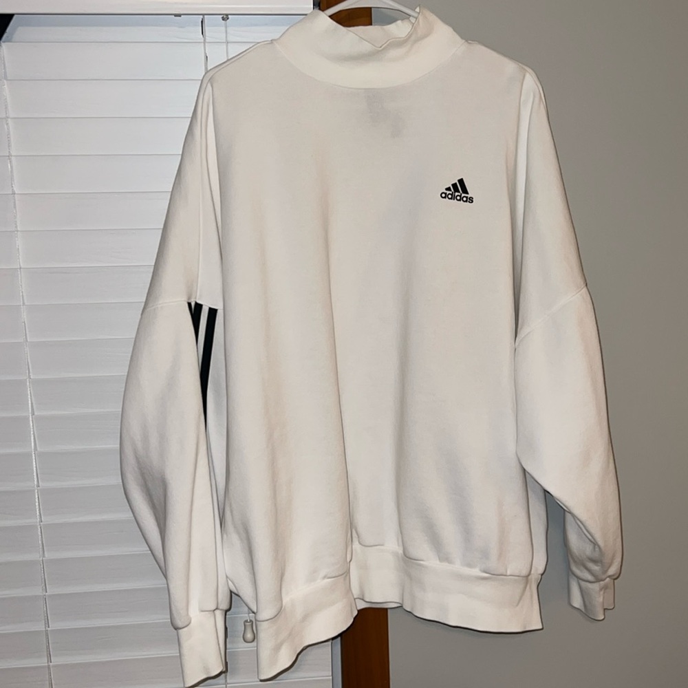 ❤️Like new White Adidas sweatshirt XL